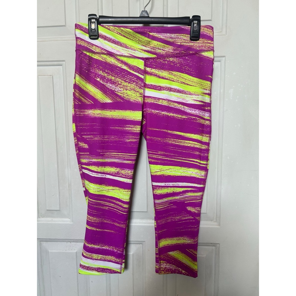 Xersion Women’s Leggings in Pink and Yellow